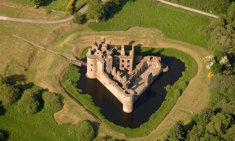 Borders Castles - Caerlaverock Castle
