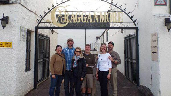 Friends at Cragganmore Distillery Friends at Cragganmore Distillery